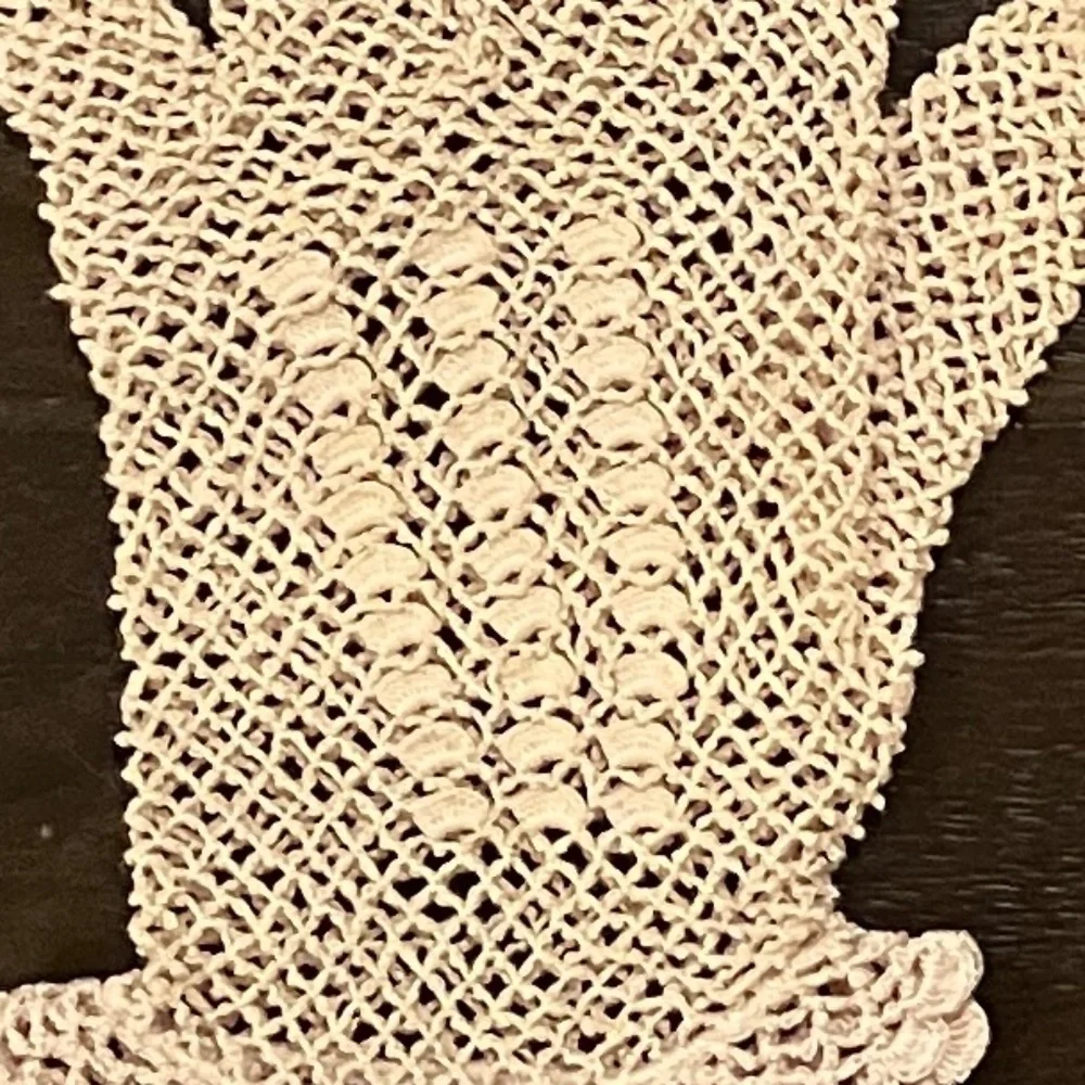 Vintage crocheted woman’s